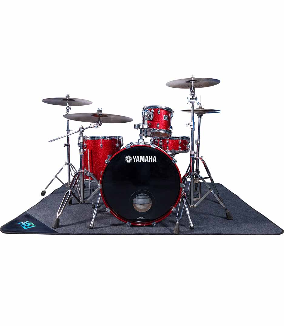 Yamaha Oak Custom Red Sparkle 4pc Drumkit